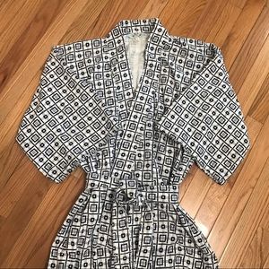 Hana Tsubomi Japanese Kimono Robe Woman’s Blue